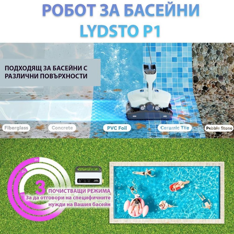 Робот за басейни Lydsto P1